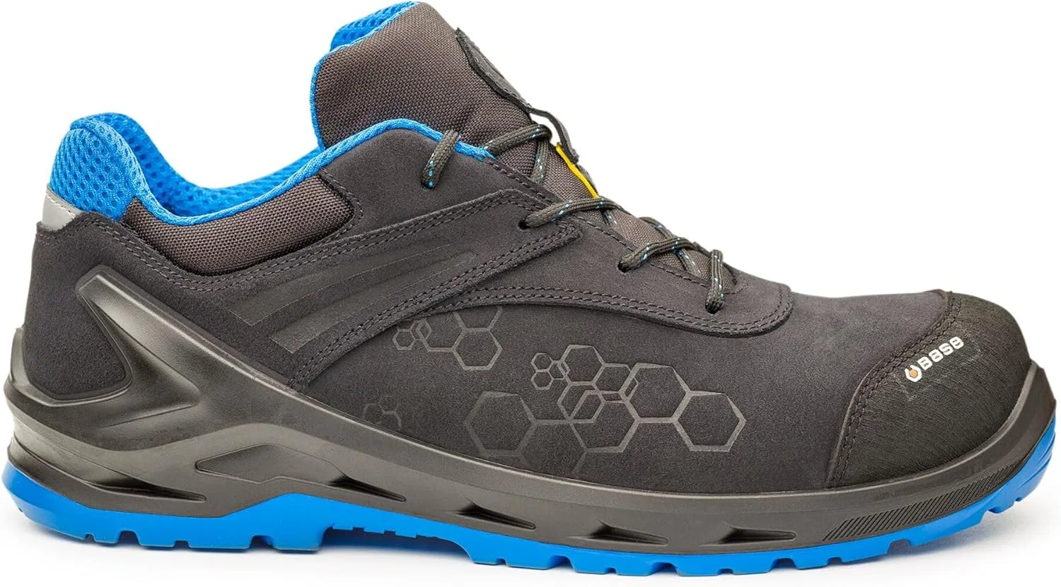 Кроссовки BASE Protection Unisex B1210 I-robox S3 ESD Ci SRC-Bs Nero/Az Trainers, Colourful
