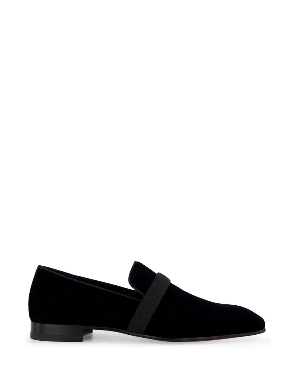 Лоферы с плоской резинкой Christian Louboutin, черный