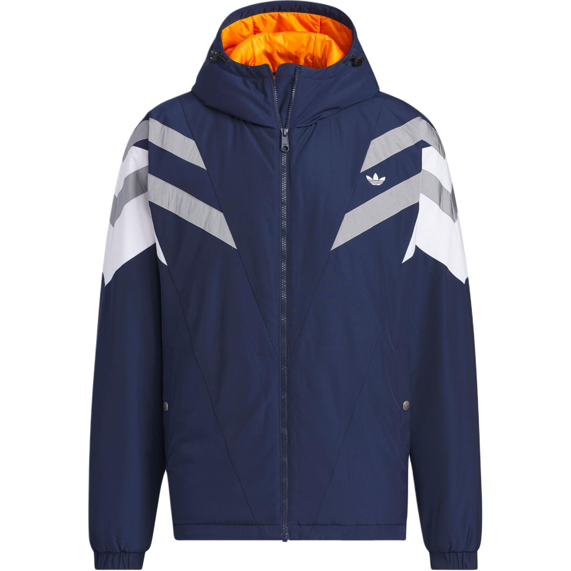 

Adidas Originals Винтажная пуховая куртка мужская темно-индиго с белым, Dark Indigo/White