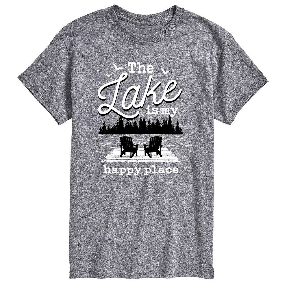 

Футболка Big & Tall Lake Happy Place Licensed Character, серый