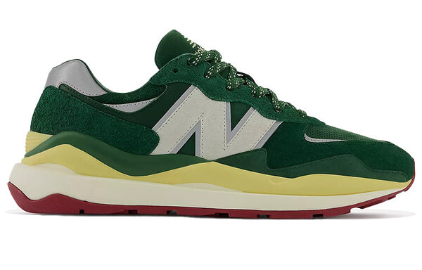 Кроссовки кирпичи и дерево x 57 40 New Balance, зеленый — фото 2