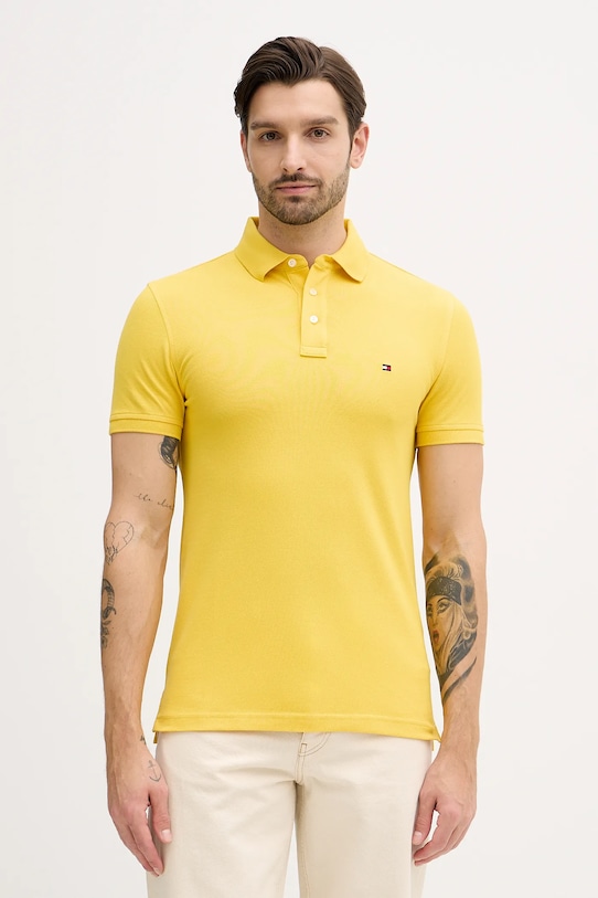 

Поло Tommy Hilfiger, желтый