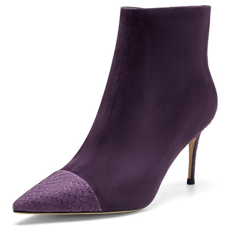 NINE WEST Женские ботинки на каблуке 7,5 см цвета хаки абрикос, цвет Khaki Apricot — фото 4
