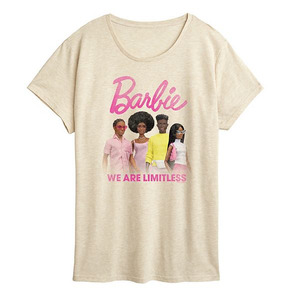 

Футболка женская We Are Limitless с принтом Barbie, Beige