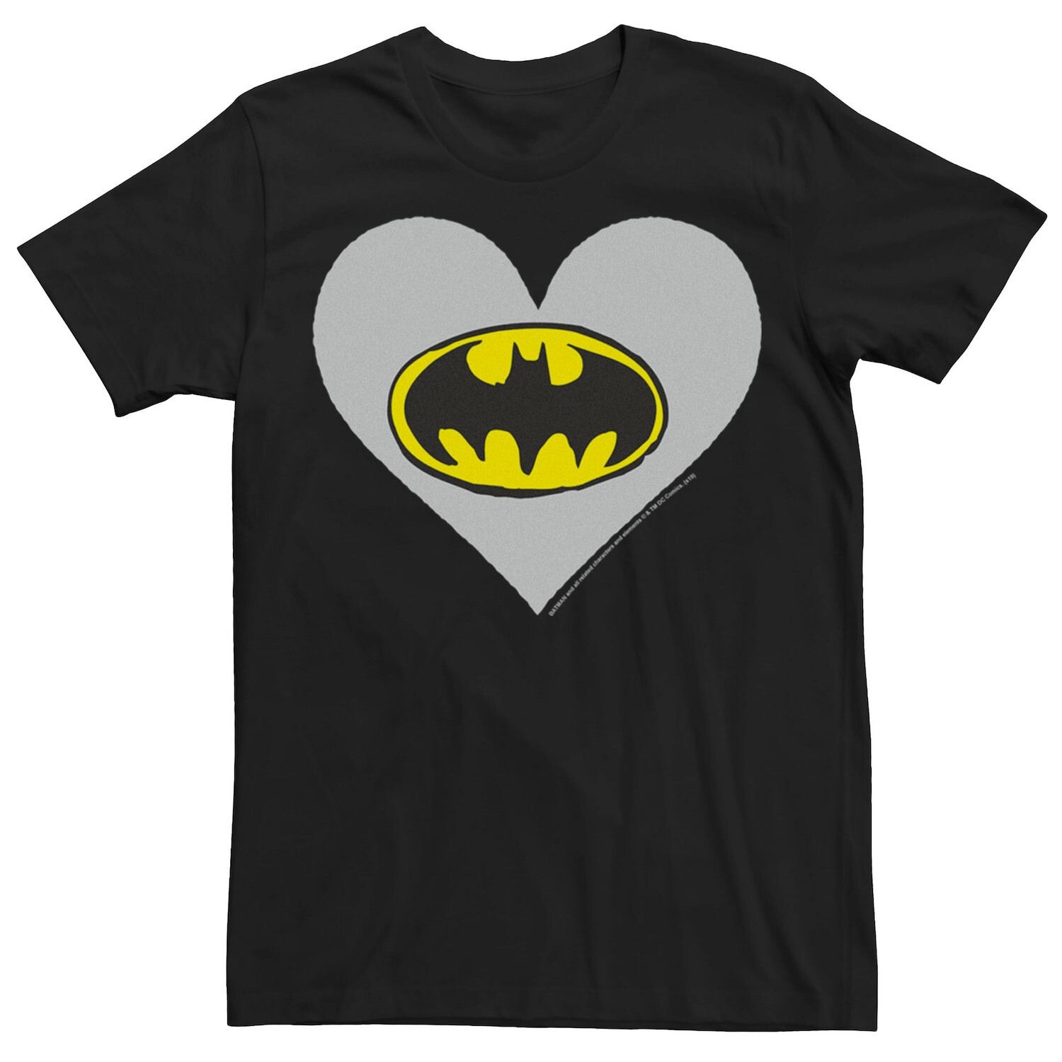 

Мужская футболка с логотипом Batman Heart Fill Love DC Comics