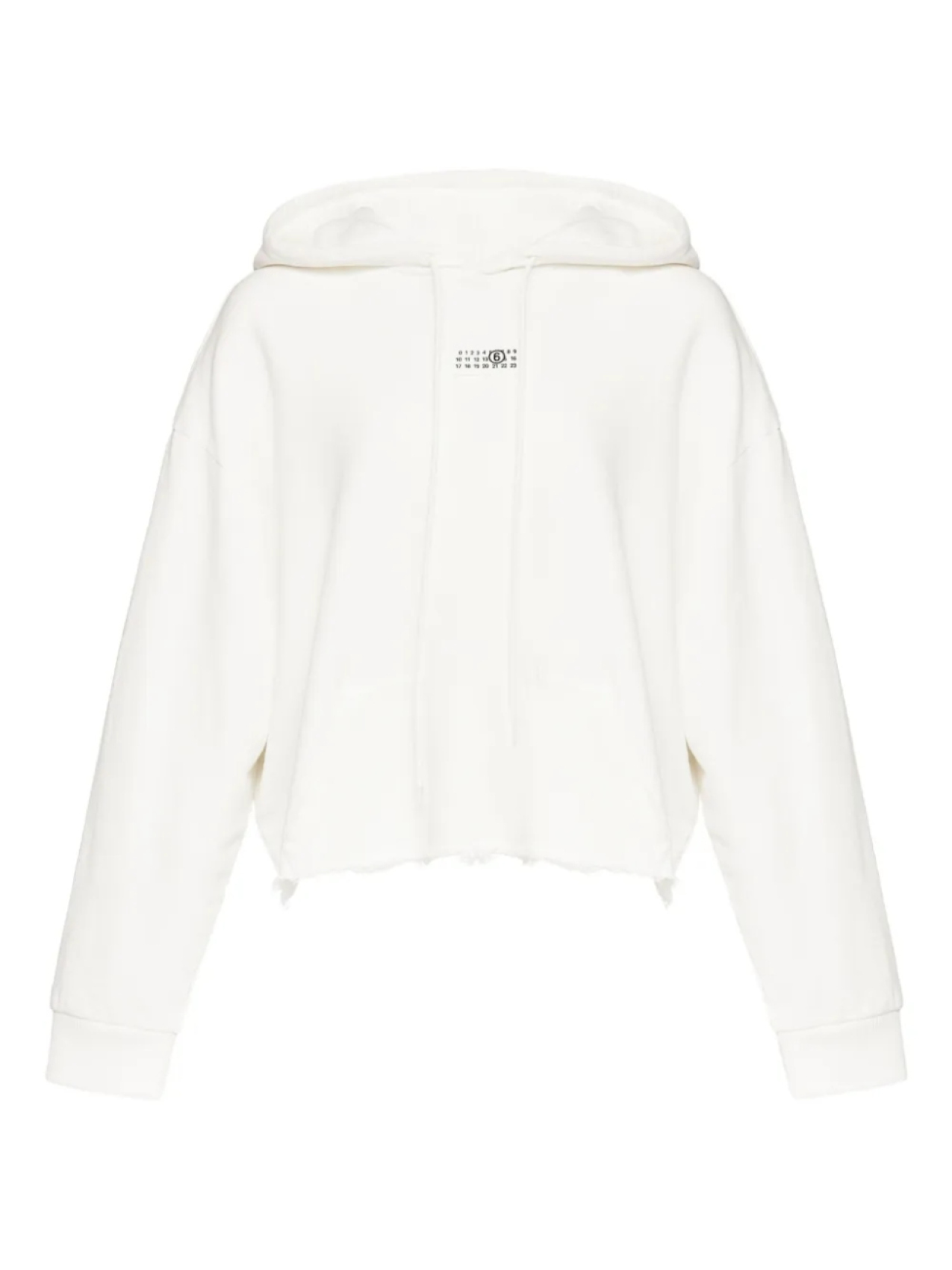 

MM6 Maison Margiela худи с принтом Numbers, белый