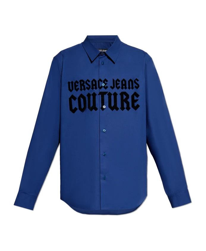 

Рубашка с логотипом Versace Jeans Couture, синий