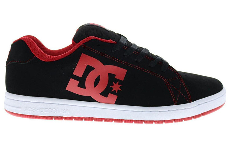 Кроссовки DC Shoes Skateboarding Shoes Men Low-top Black/Red, черный/красный — фото 2