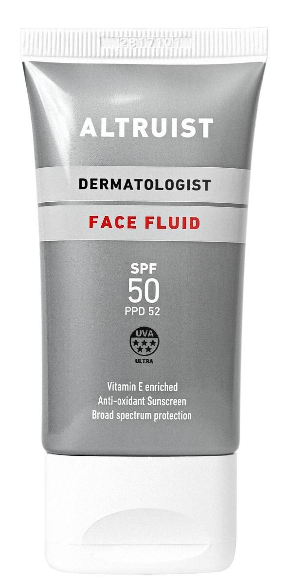 

Altruist Face Fluid Sunscreen SPF50 защитный крем с фильтром для лица, 50 ml