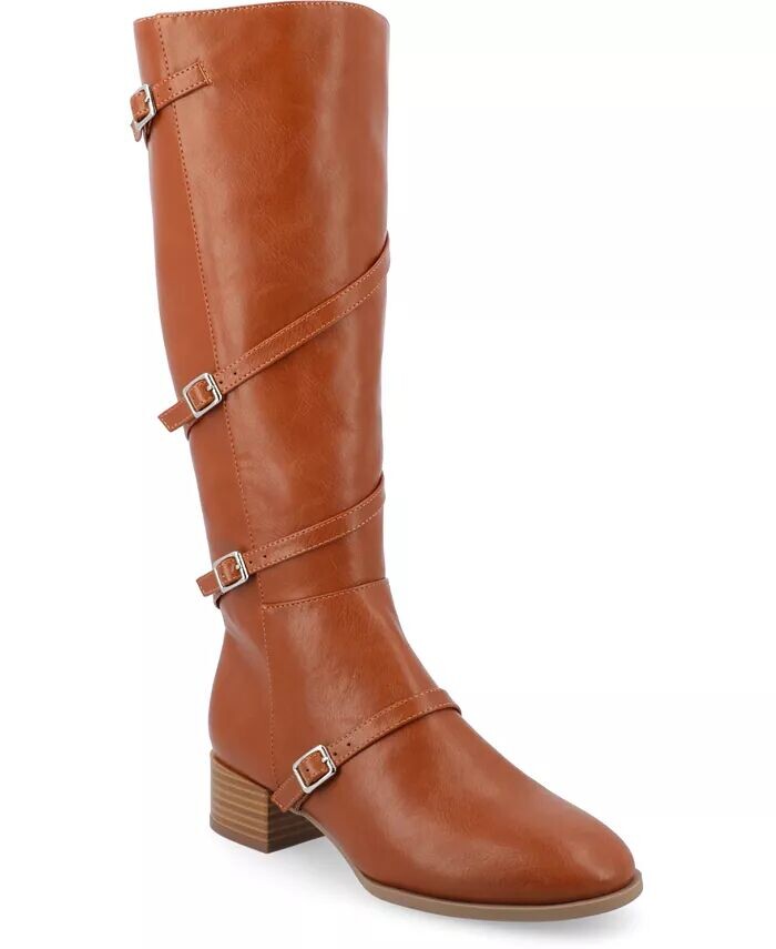 Женские сапоги Elettra Regular Calf Journee Collection, коричневый