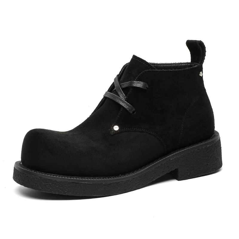 

V ZERO FIVE Черные унисекс ботинки на 3,5 см, цвет Black Men's 14422