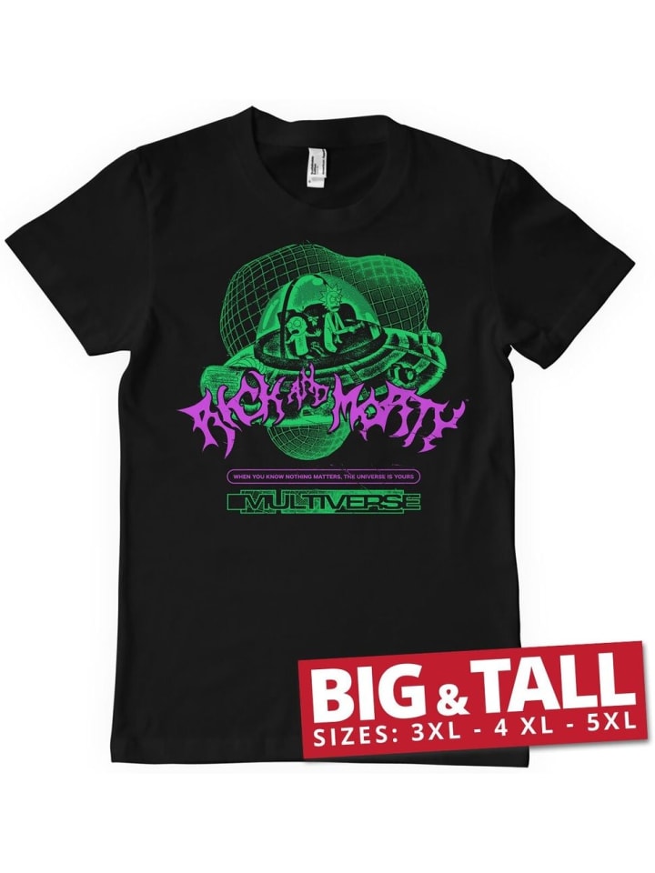 

Футболка The Space Is Yours Big & Tall T-Shirt Rick and Morty, черный