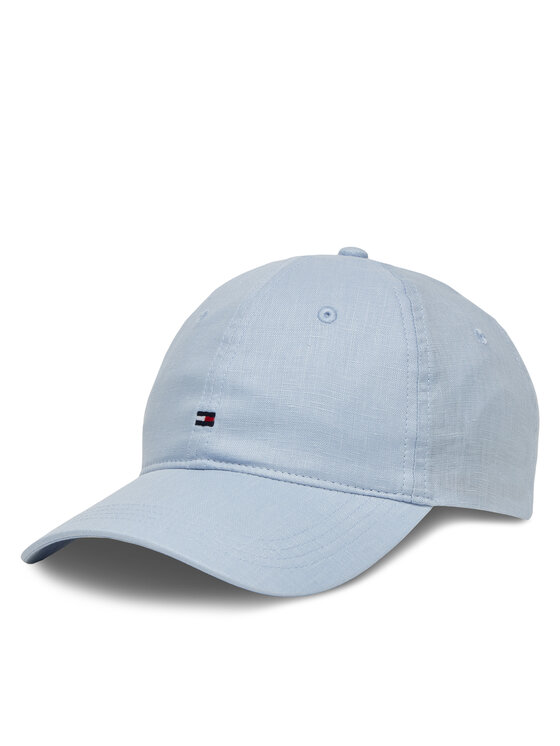 

Бейсболка Essential Flag Linen Cap AW0AW17130 Tommy Hilfiger, голубой