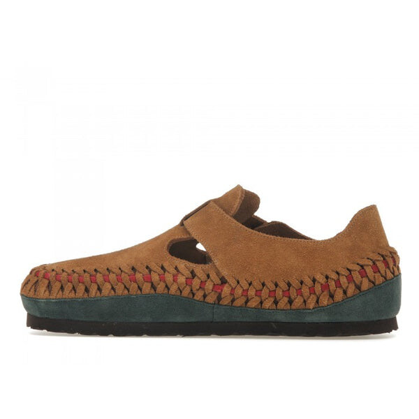 

Кроссовки x kith london braided shoes 'biscuit' Birkenstock, оранжевый