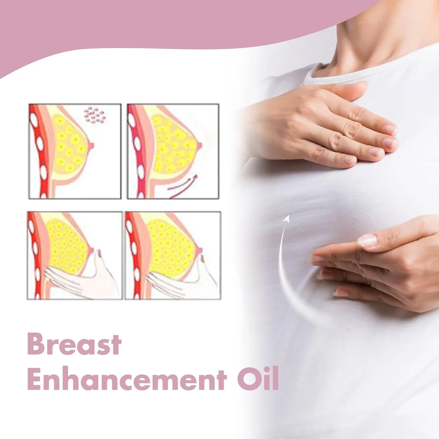 Масло для груди Bust Enhancement Oil, 30 мл Generic — фото 4