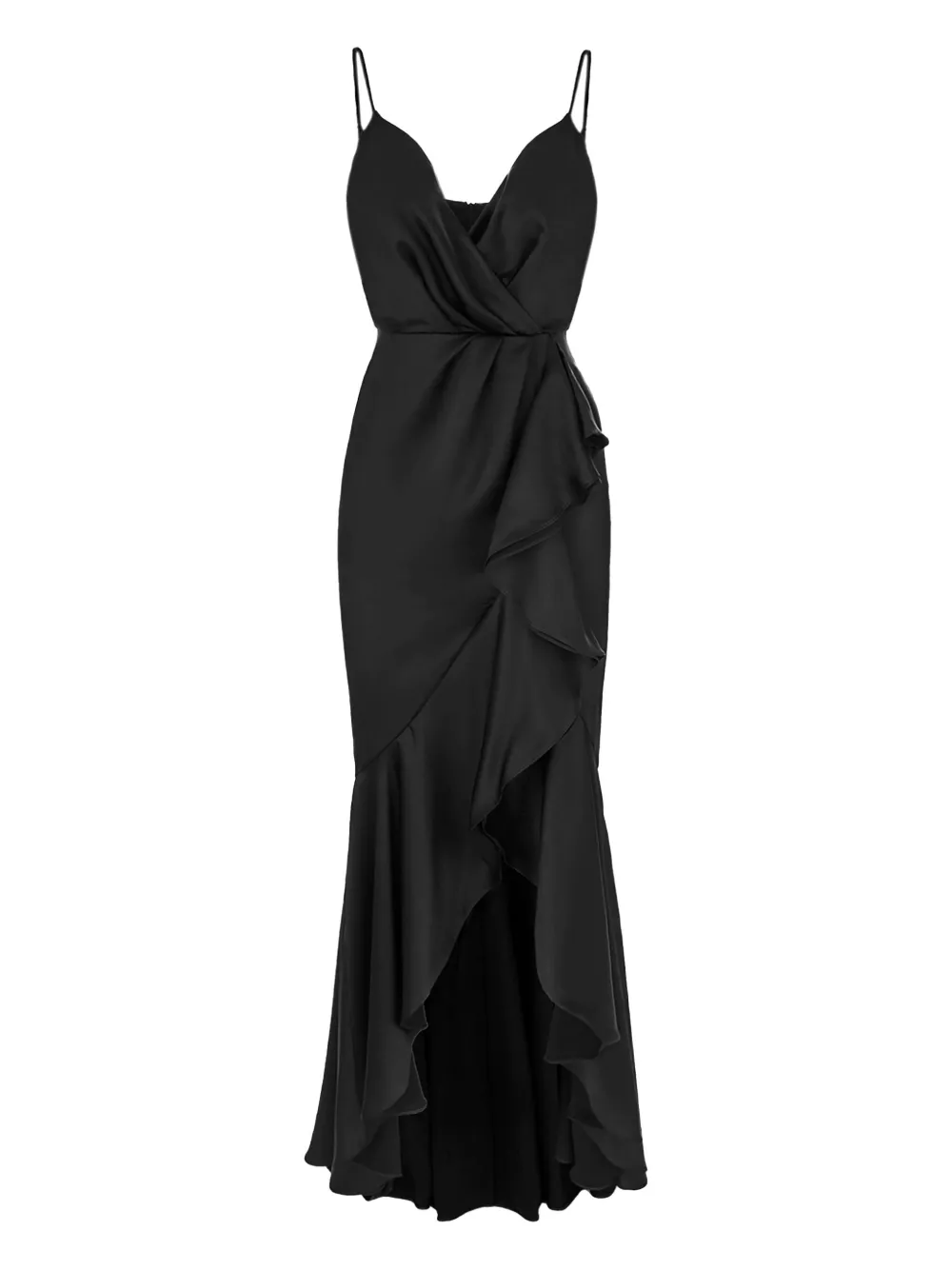 

Макси-платье Marbella с оборками Roserry, черный