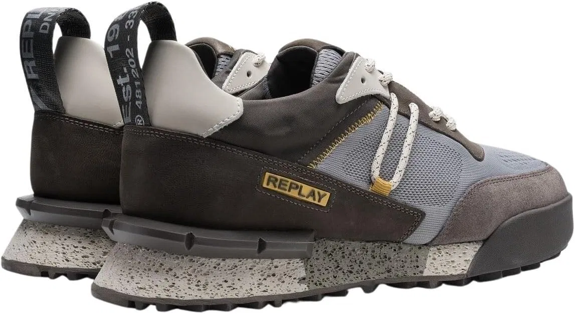 Мужские кроссовки Replay Gms1p, 2092 Grey Dk Grey — фото 2