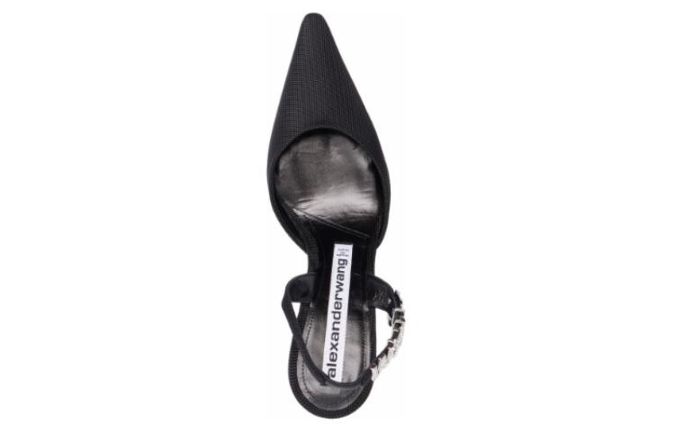 Туфли на высоком каблуке женские черные Alexander Wang — фото 3