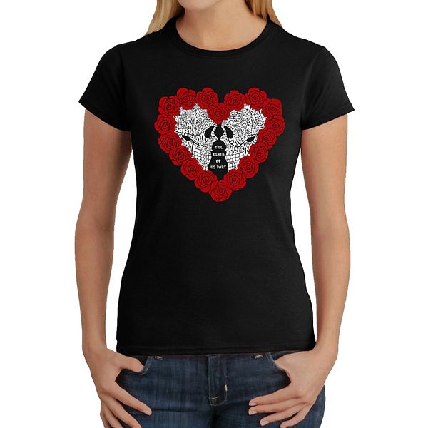 

Футболка с принтом "Til death do us part" для женщин La Pop Art, Black, Черный, Футболка с принтом "Til death do us part" для женщин La Pop Art, Black