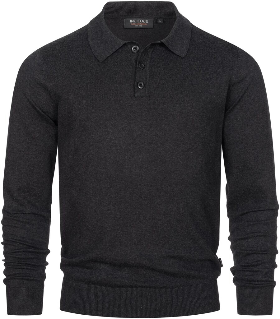 

Свитер с v-образным вырезом INDICODE Sweater, антрацит