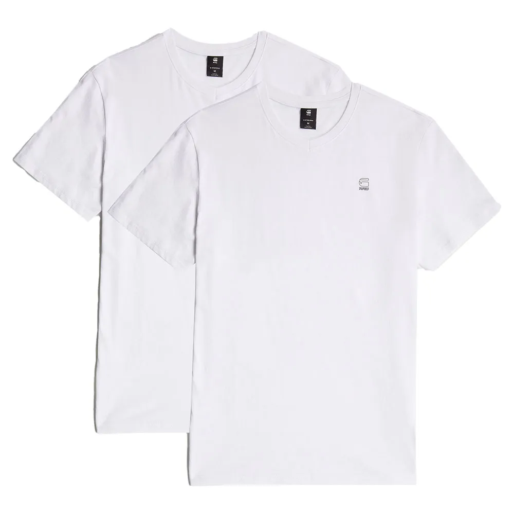 

Футболка G-Star Base short sleeve v neck, белый
