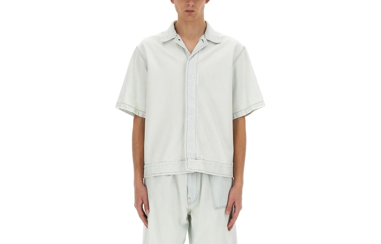 

Рубашка мужская серая Mm6 Maison Margiela, серый