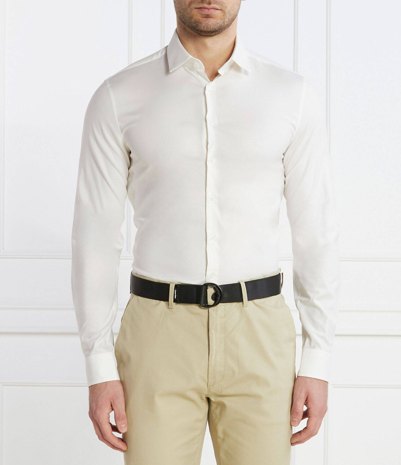 

Рубашка Calvin Klein Slim Fit, белый