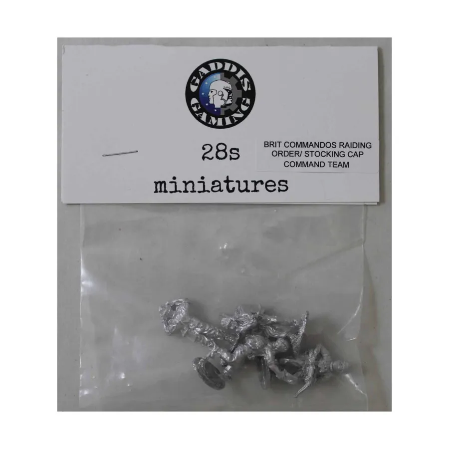 

Рейдовый приказ BCM с чулком - Командная группа из 4 человек, WWII Miniatures - British - Commandos - Infantry (28mm)