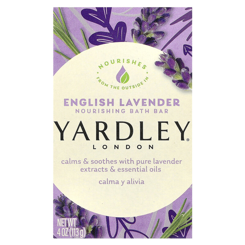 

Yardley London, Питательное мыло для ванн, английская лаванда, 113 г (4 унции)