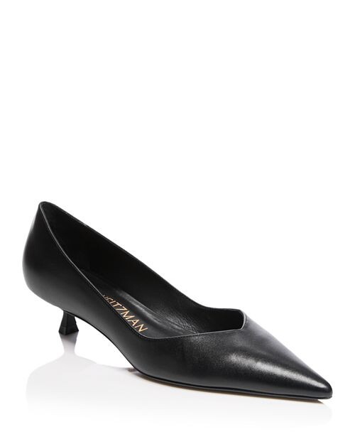 

Женские туфли-лодочки Eva 35 с острым носком Stuart Weitzman, цвет Black