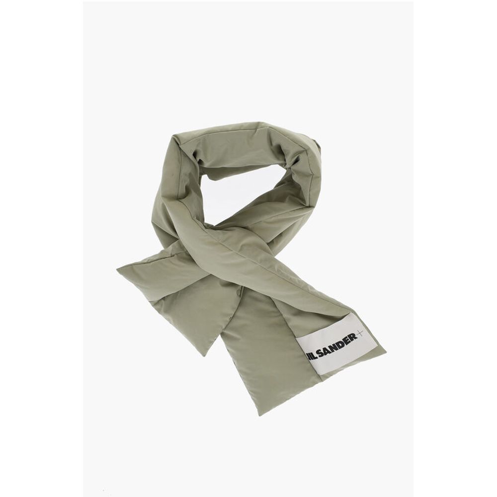 

Нейлоновый пуховый шарф Jil Sander, Green