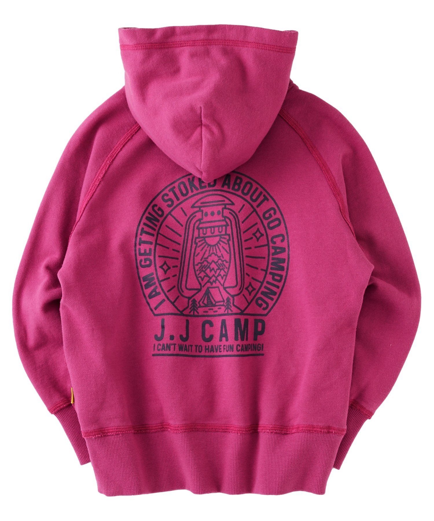 Детская толстовка с капюшоном JJ CAMP/(K) из 100% хлопка с крупным силуэтом. Robe, UME — фото 2