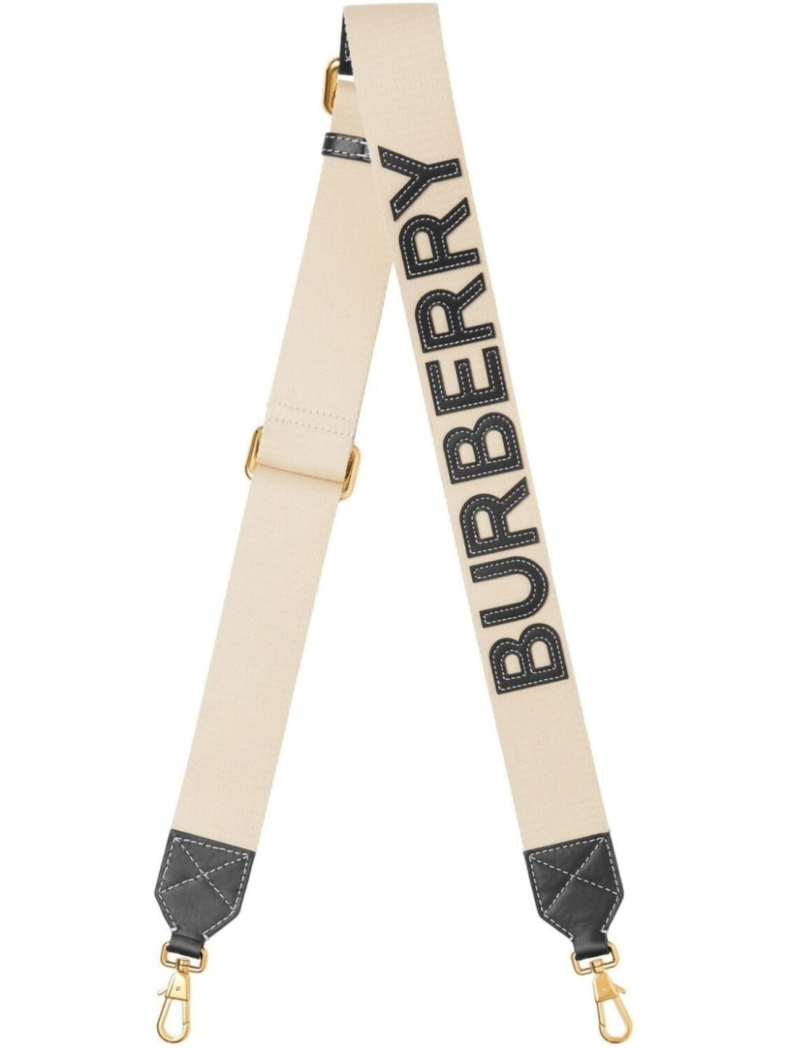 

Ремень для сумки Burberry с логотипом, нейтральный цвет