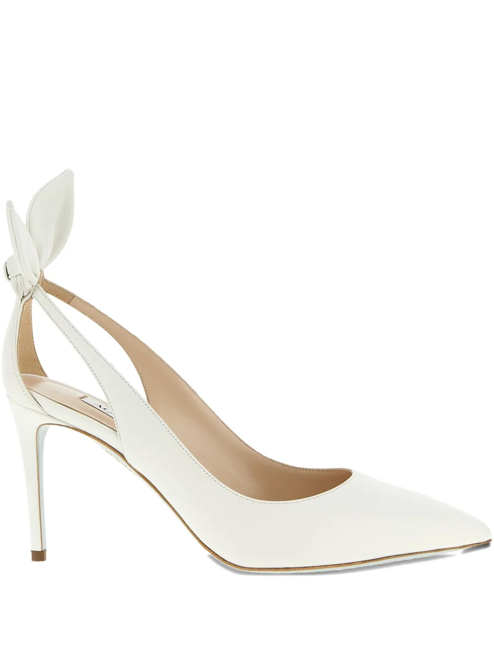 Туфли-лодочки с бантом Aquazzura, белый