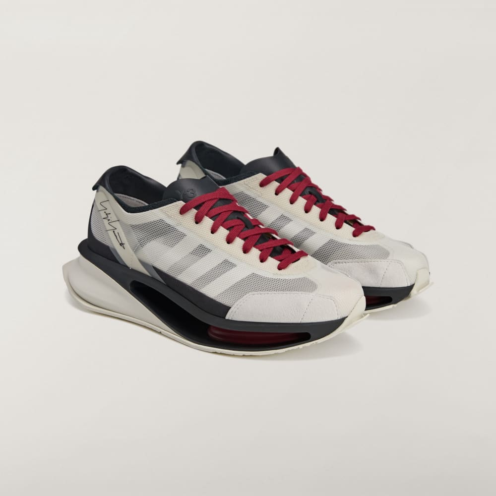 Кроссовки Adidas Y-3 S-Gendo Run, цвет Orbit Grey/Black/Collegiate Burgundy — фото 2