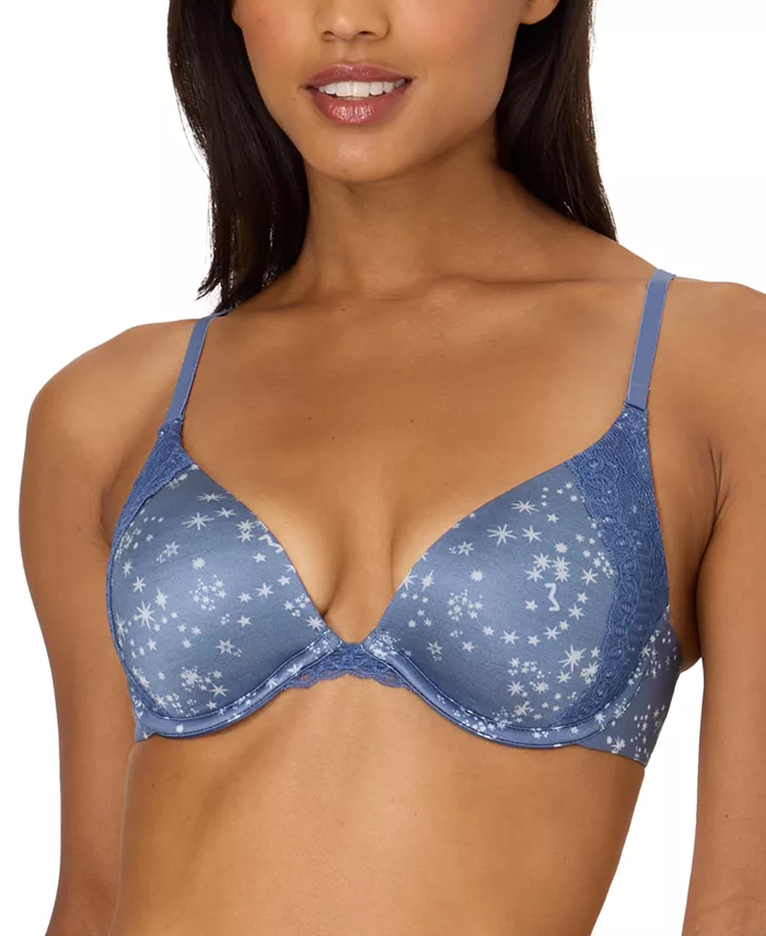 

Натуральный утягивающий бюстгальтер с косточками Add-a-Size 9428 Maidenform, синий