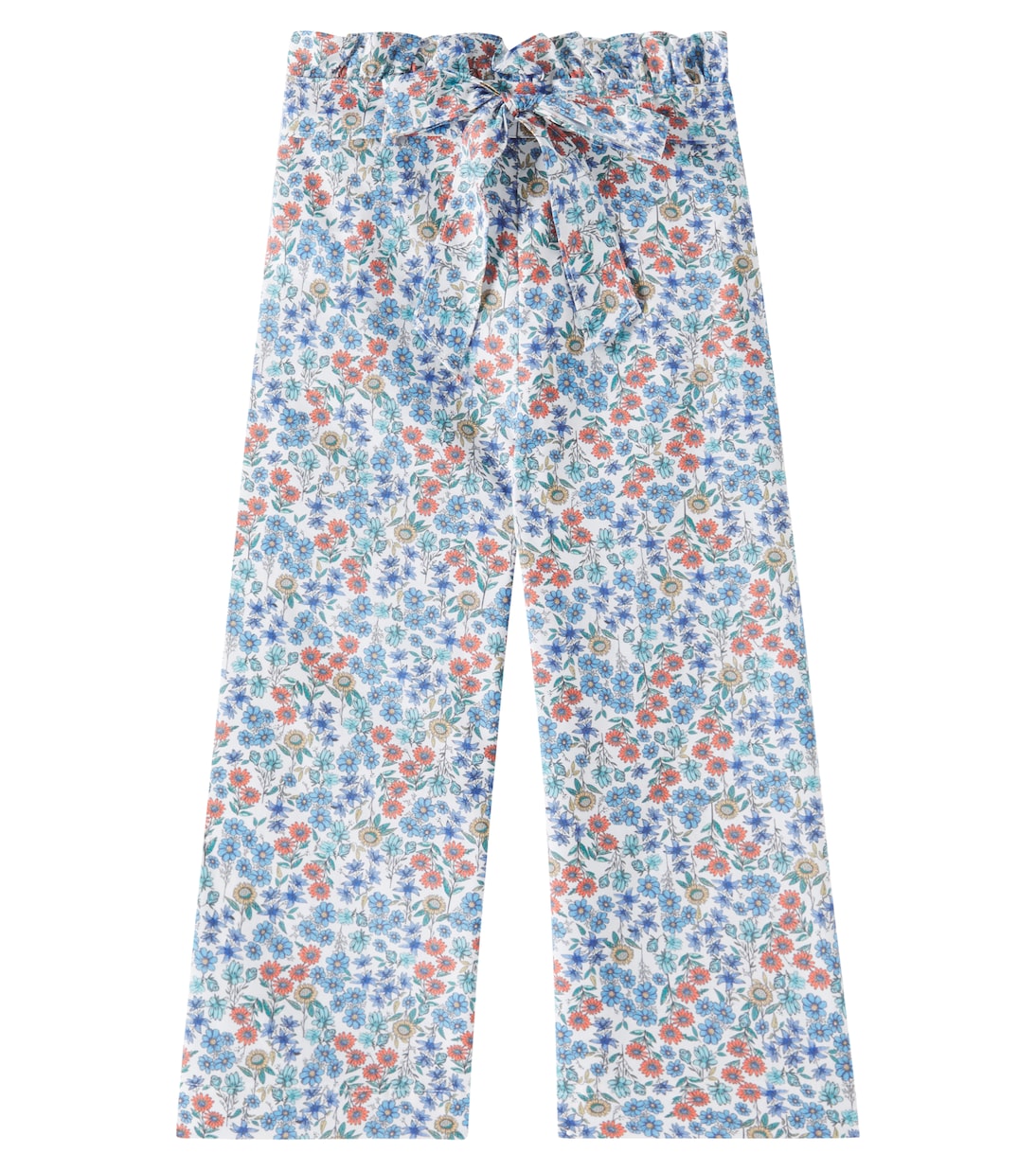 

Хлопковые брюки с цветочным принтом Roda La Coqueta, Blue Floral