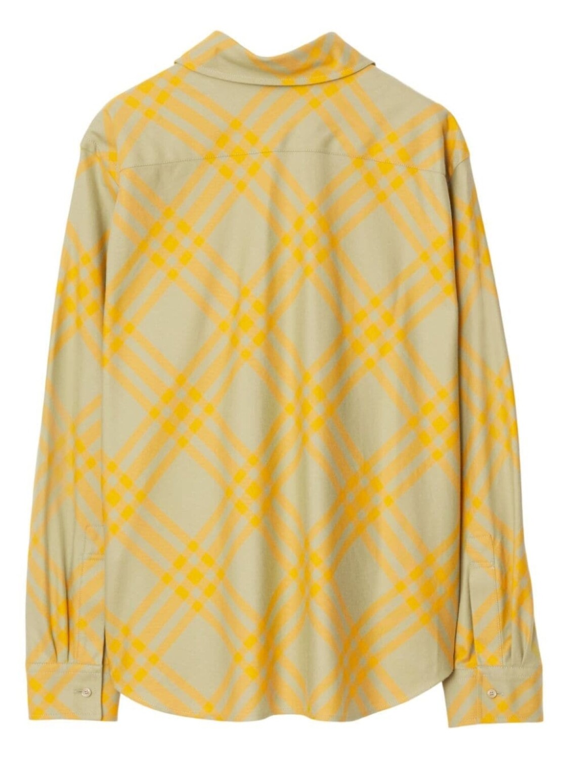 Рубашка Burberry, женская, нейтральный, клетчатая, бежевый — фото 2