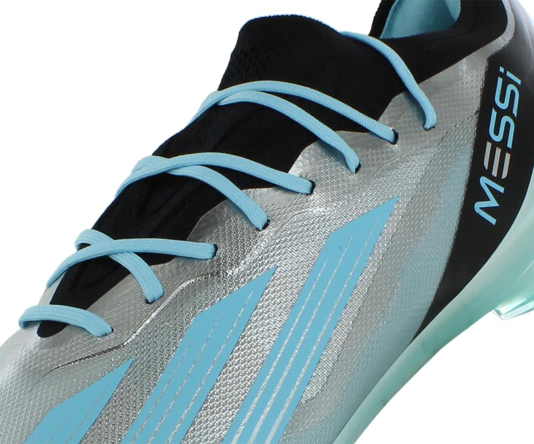Кроссовки Adidas для взрослых унисекс X Crazyfast Messi.3 для твердой поверхности, серебро — фото 2