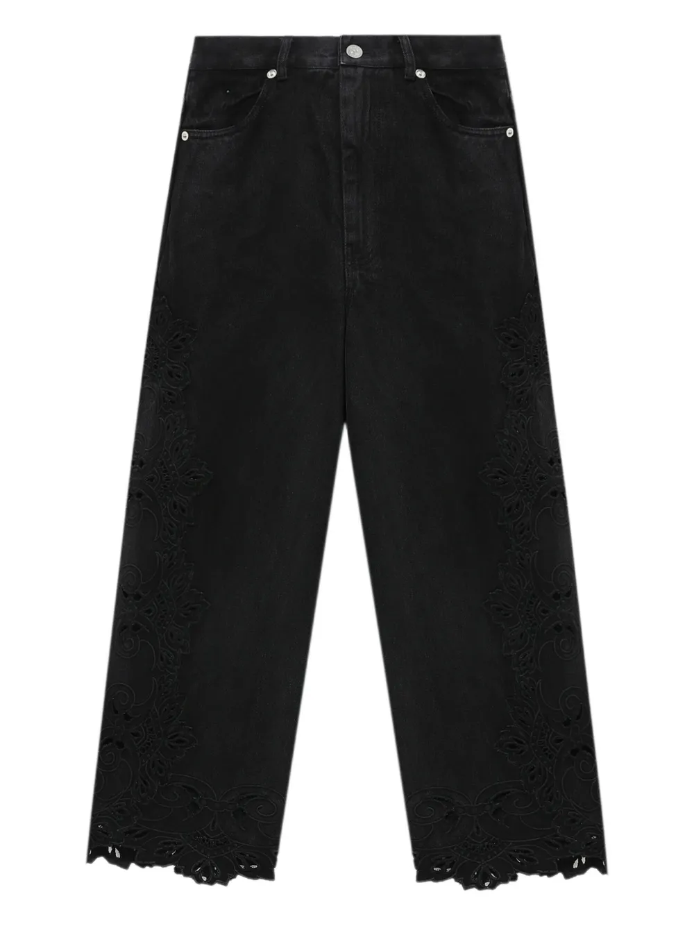 

Джинсы с цветочным кружевом Sea, черный