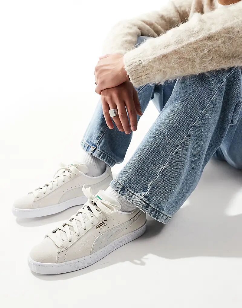 

Замшевые кроссовки в цвете «off-white» Puma