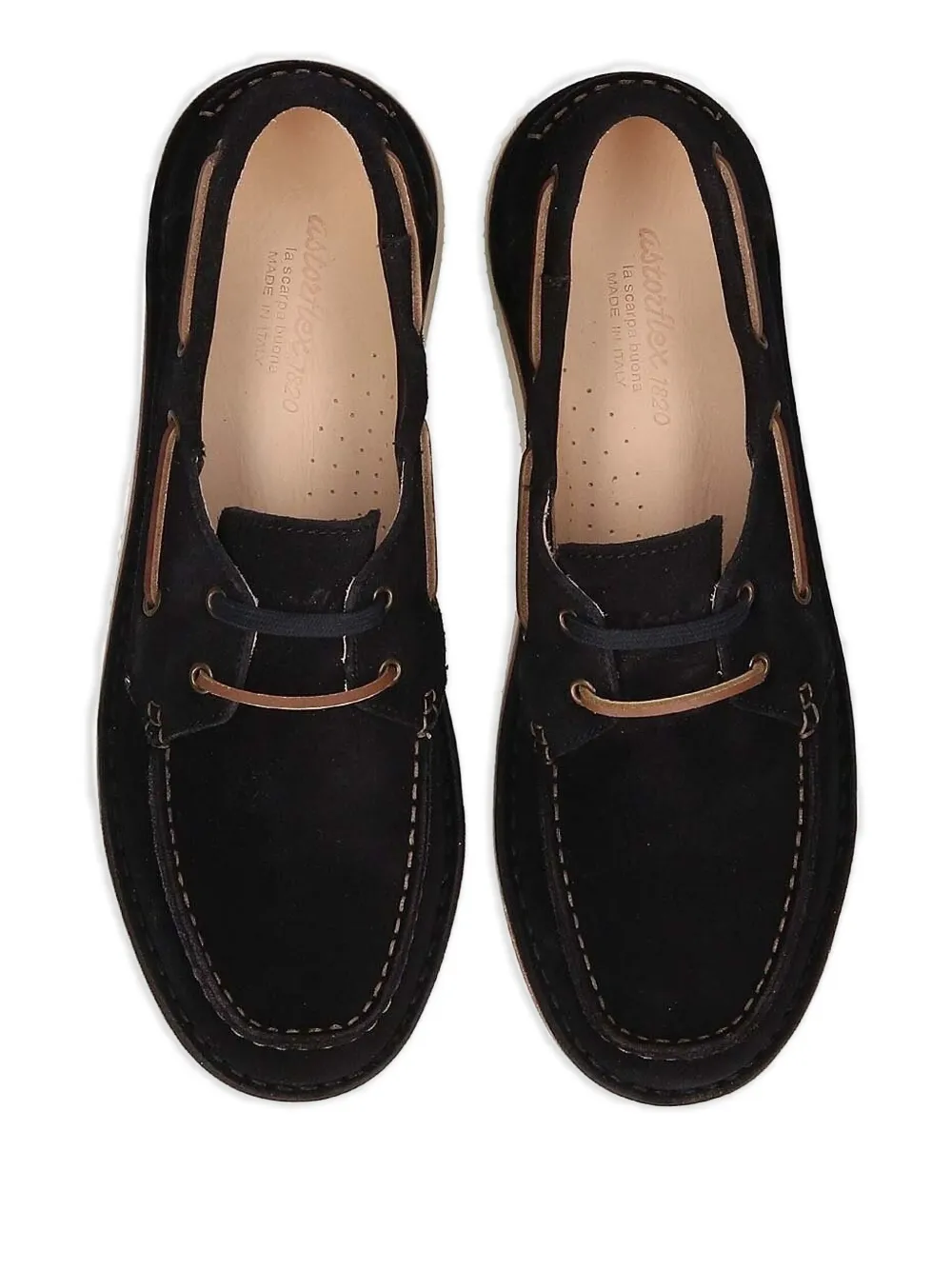 Туфли-лодочки Boatflex из замши Astorflex, черный — фото 4