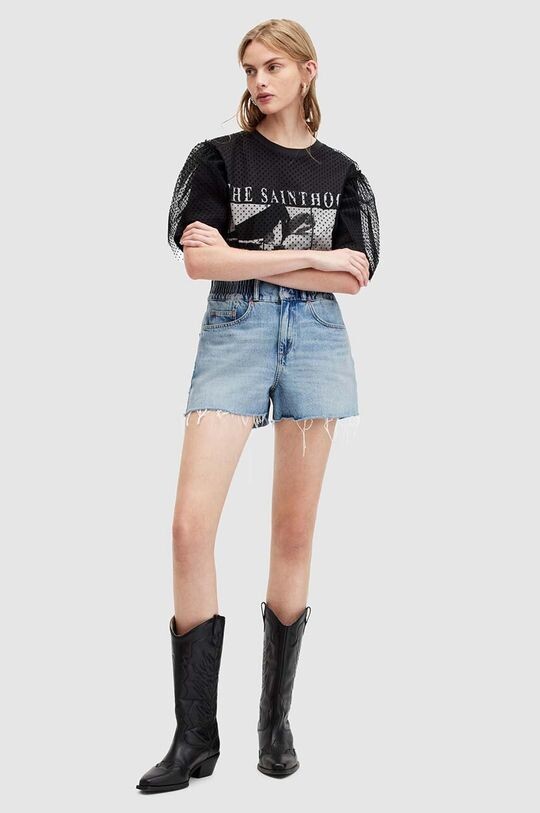 

Джинсовые шорты AllSaints, синий