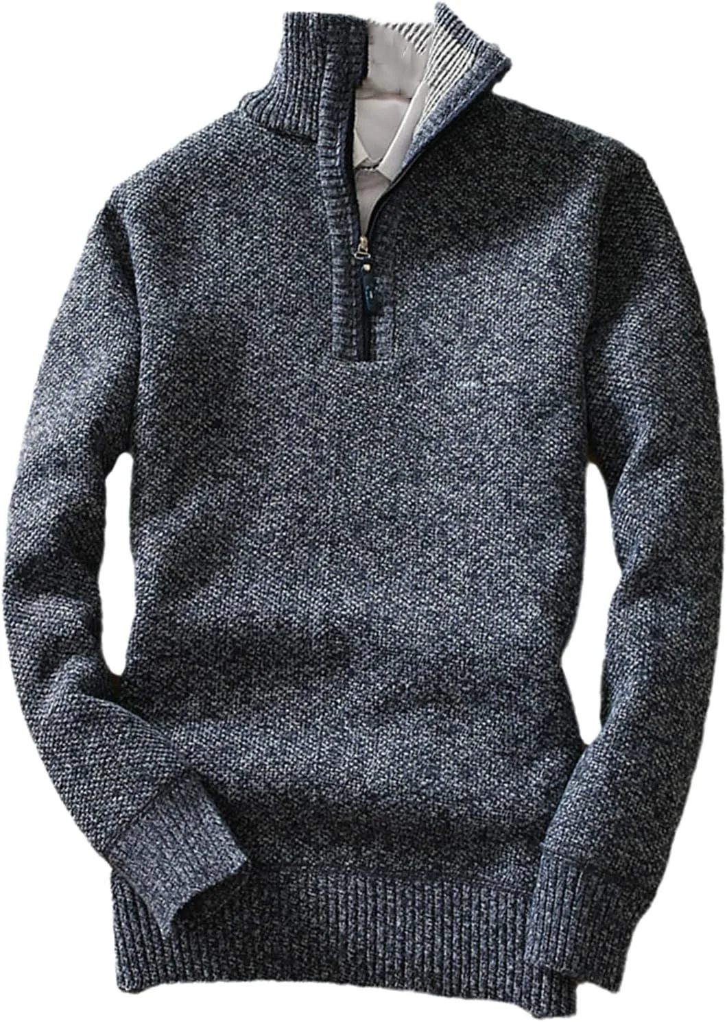 

Толстый свитер Alloaone с полумолнией и воротником-стойкой