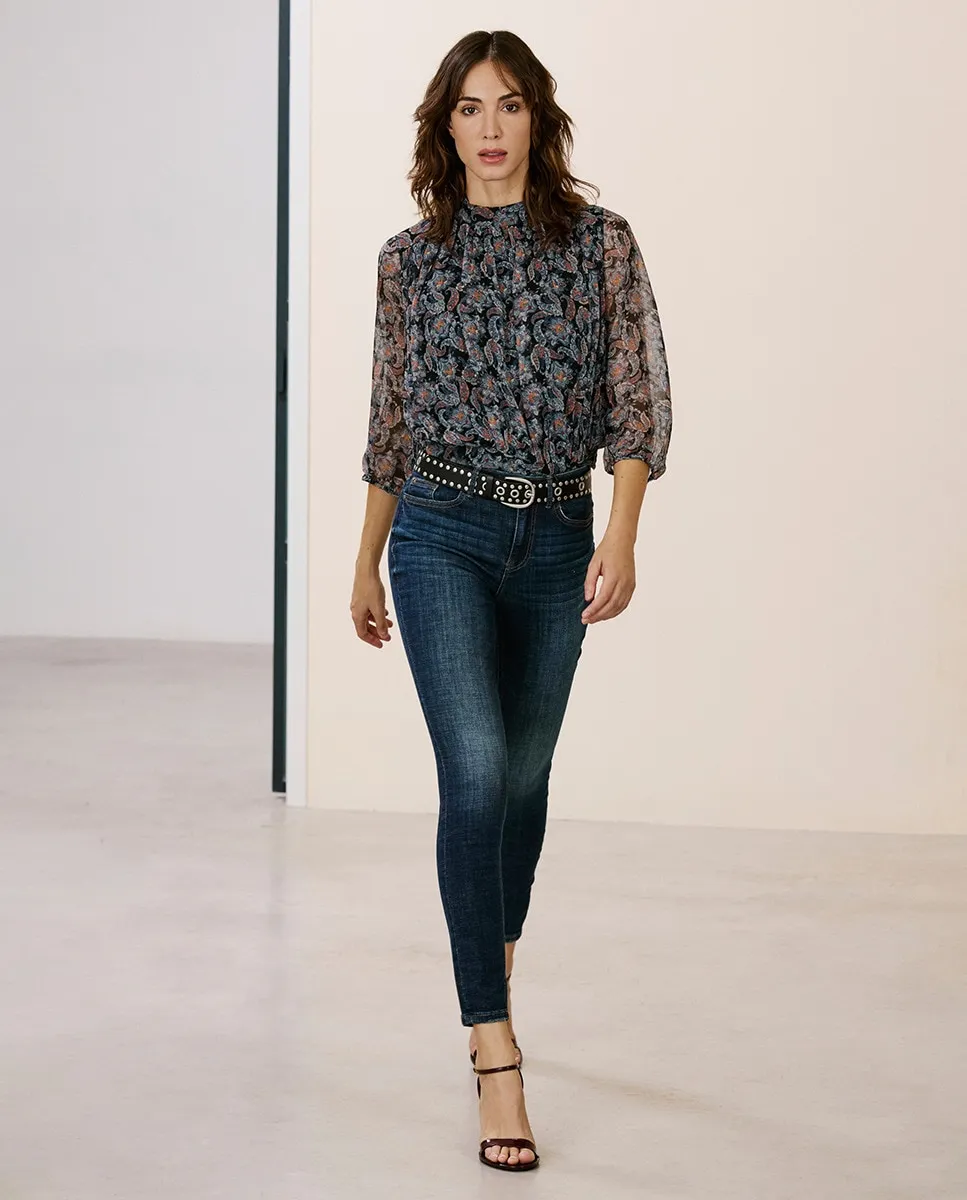 

Базовые узкие женские джинсы Vero Moda, индиго