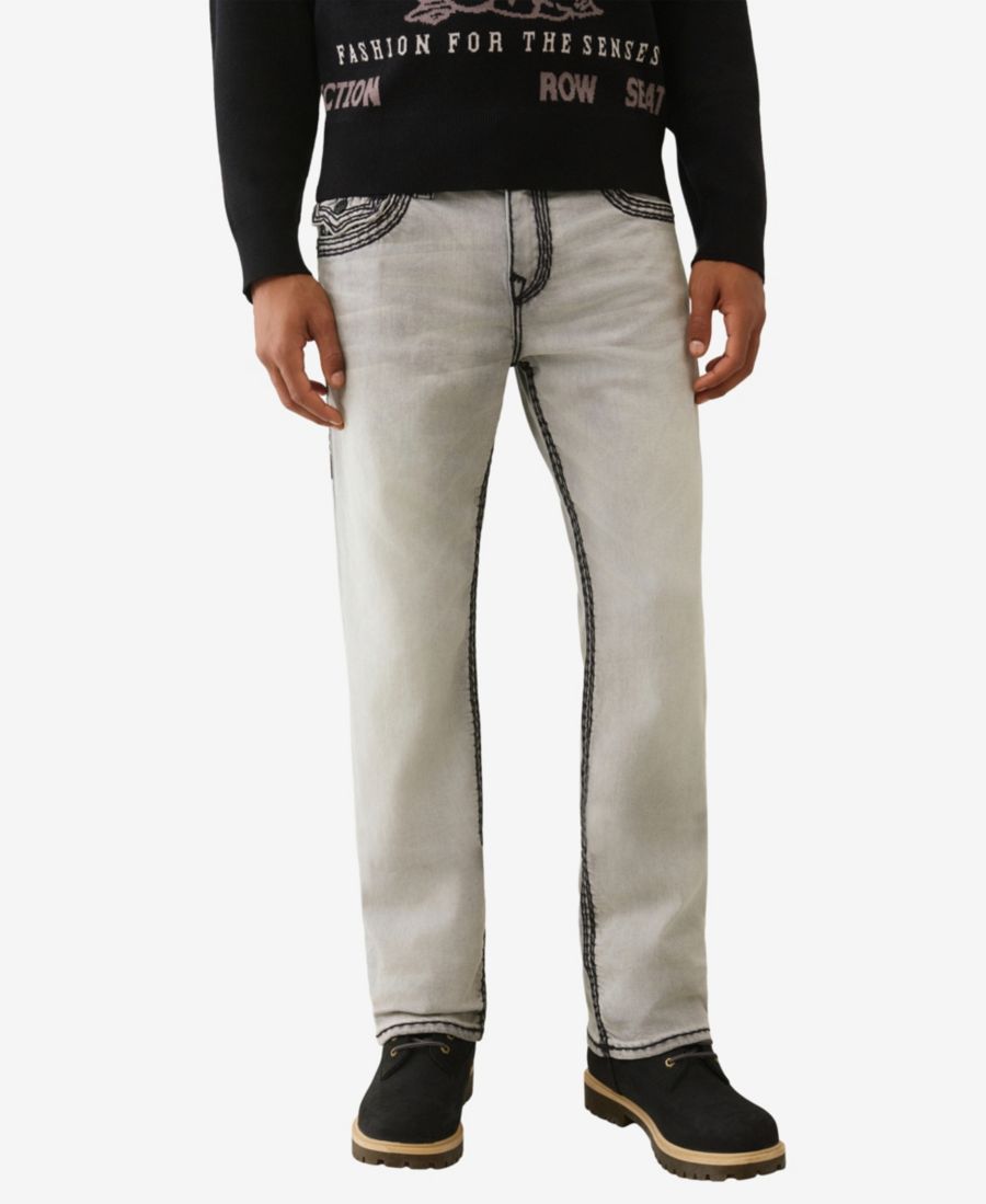 

Мужские джинсы Ricky Straight Super Qt Flap True Religion, Gritstone Gray Wash