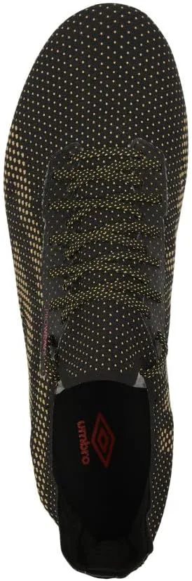 Мужские бутсы Umbro Velocita Matrix Pro FG, черный/золотой/красный — фото 4