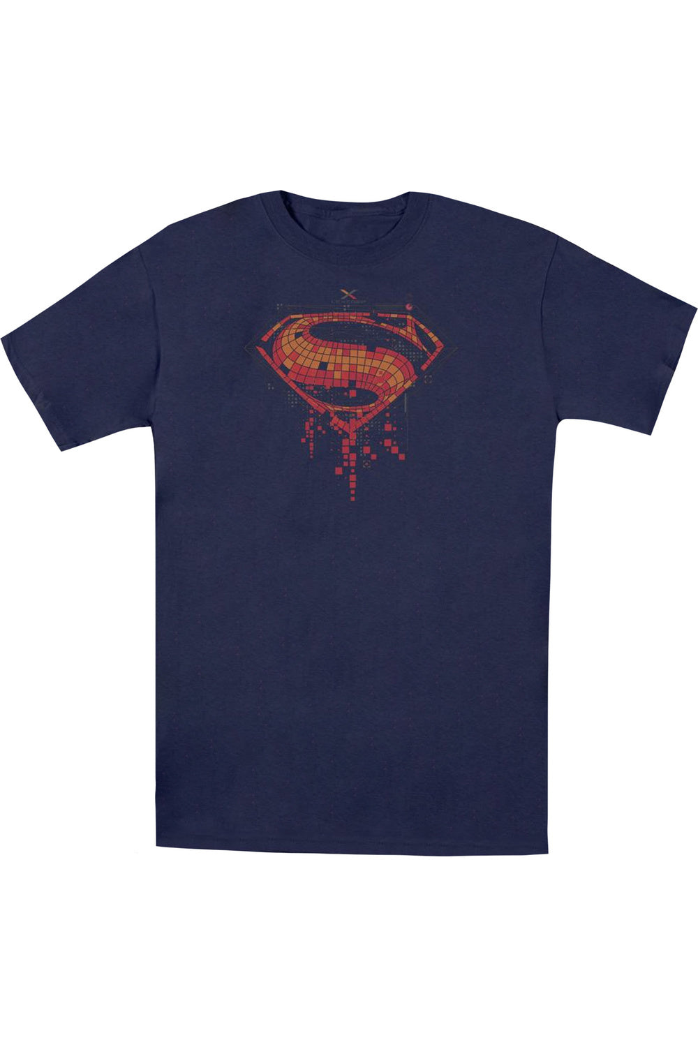 

Футболка с коротким рукавом для взрослых Batman V Superman Tech Super Logo Gildan, темно-синий