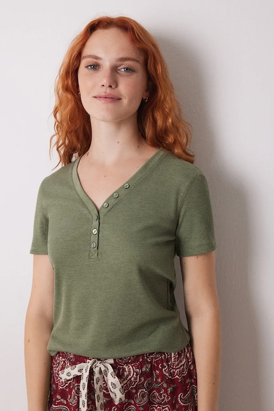 

Пижамная футболка Mix and Match Love Actually Women'Secret, зеленый