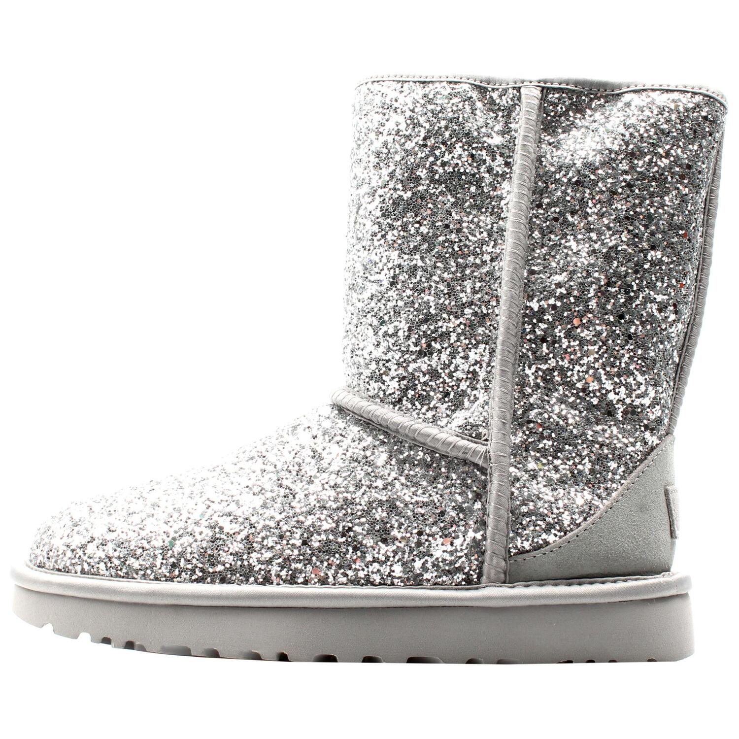 

Австралийские короткие снежные ботинки Unisex Silver UGG, серебряный